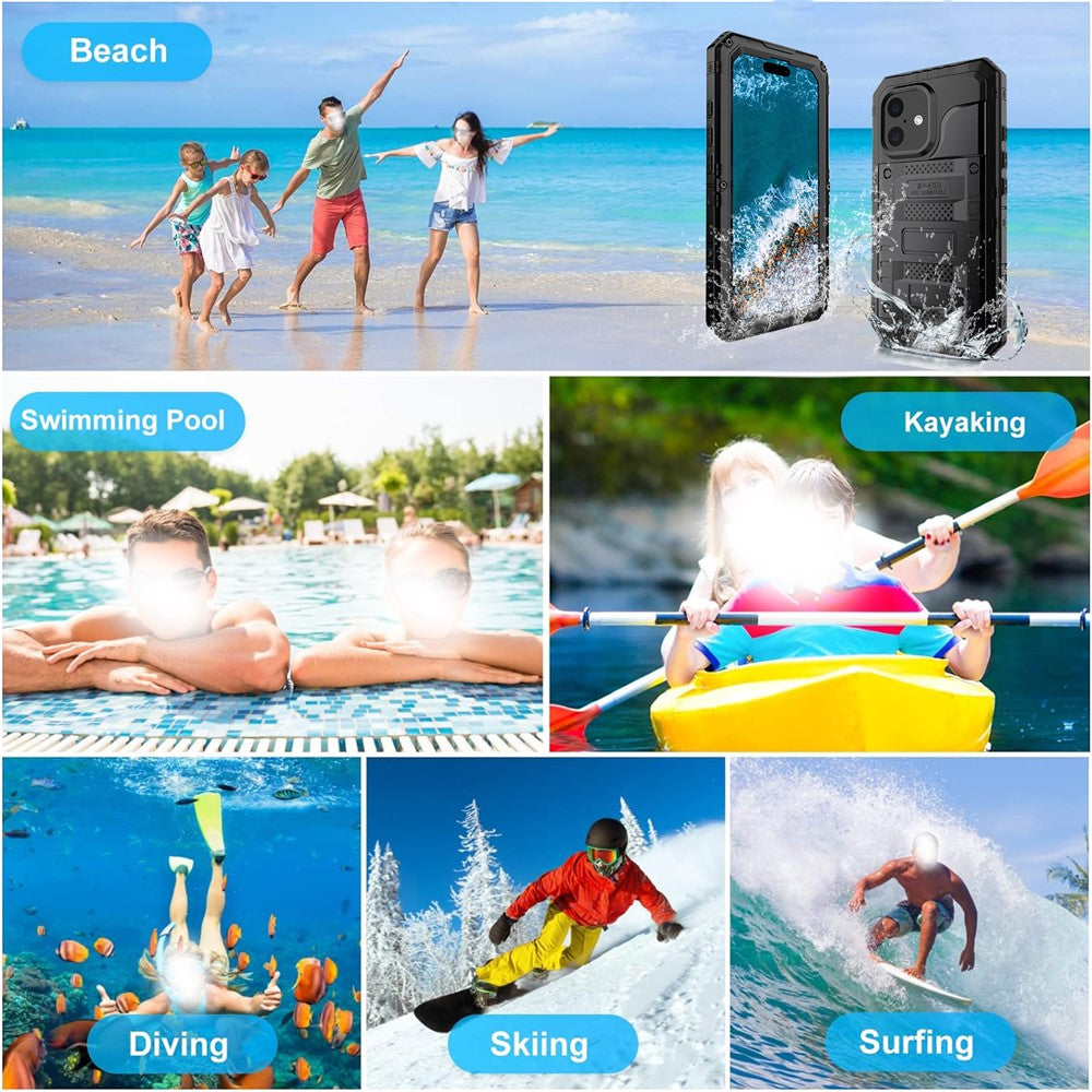 iPhone 16 Plus IP68 wasserdicht, stoßfest & mit integriertem Bildschirmschutz