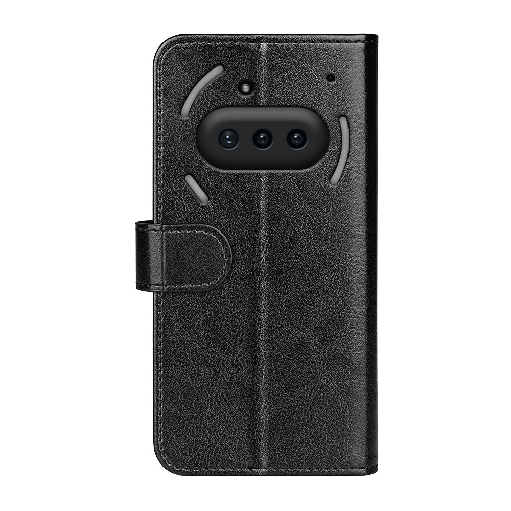 Nothing Phone (3a) Wallet-Handyhülle – Aus strukturiertem PU-Leder & TPU, Klapphandyhülle