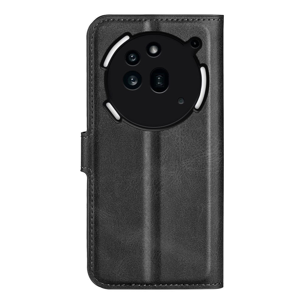 Nothing Phone (3a) Pro Handyhülle – Aus PU-Leder & TPU, mit Kalbslederstruktur, Brieftaschen- & Ständerfunktion