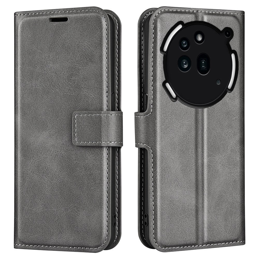 Nothing Phone (3a) Pro Handyhülle – Aus PU-Leder & TPU, mit Kalbslederstruktur, Brieftaschen- & Ständerfunktion