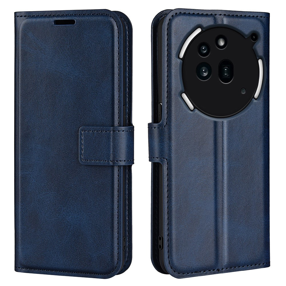 Nothing Phone (3a) Pro Handyhülle – Aus PU-Leder & TPU, mit Kalbslederstruktur, Brieftaschen- & Ständerfunktion