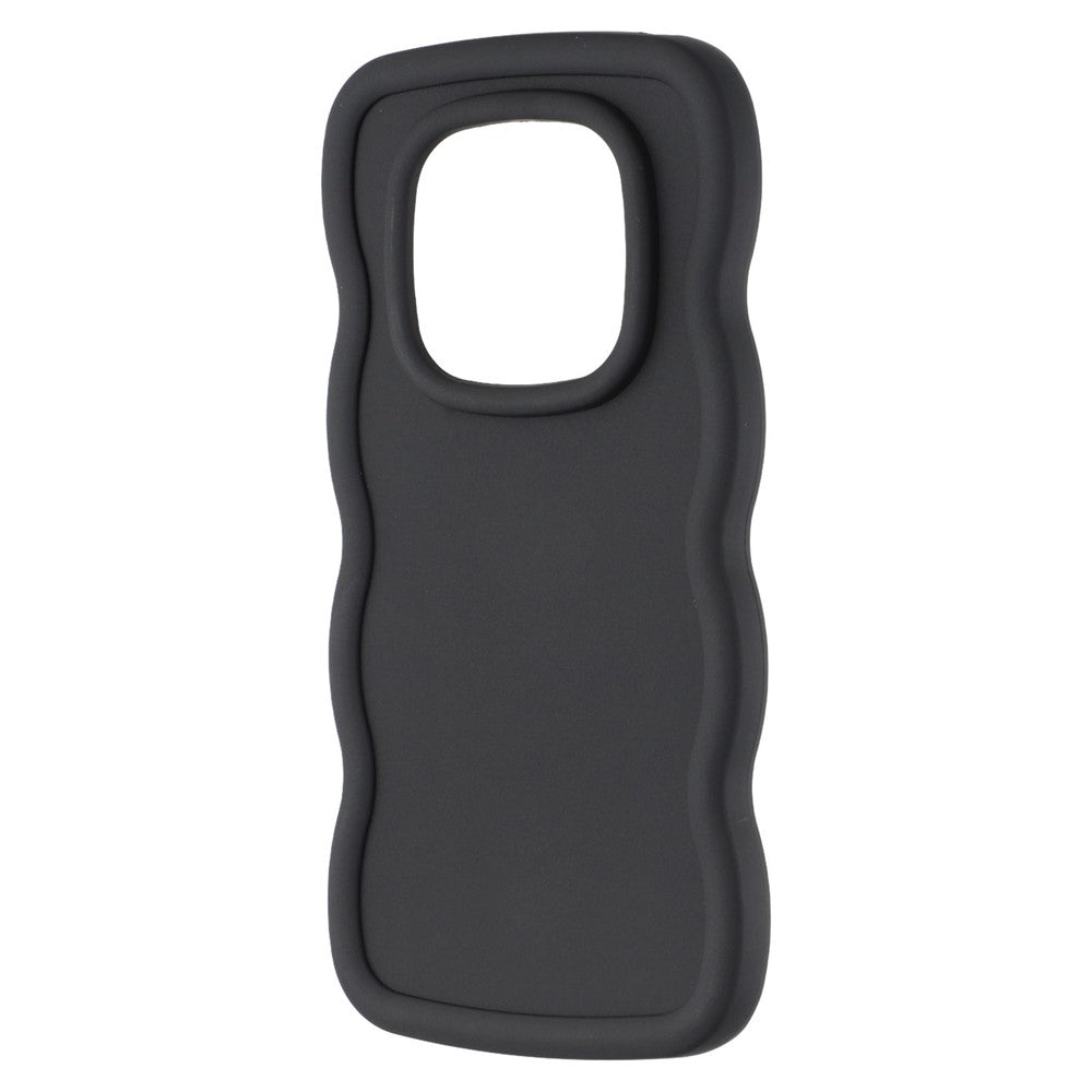 For Xiaomi Redmi Note 14 Pro 4G Case TPU Protective Phone Cover Unique Curly Wave Frame