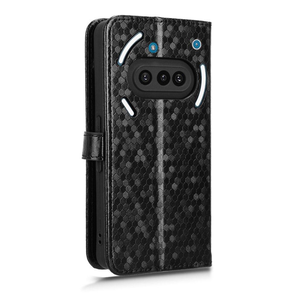 Nothing Phone (3a) Wallet-Handyhülle – Mit Magnetverschluss & Punktmuster