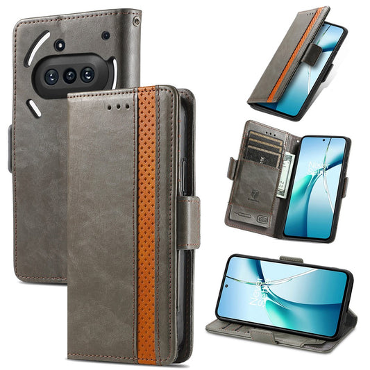 Nothing Phone (3a) Wallet-Handyhülle – Aus PU-Leder, mit Ständer & RFID-Schutz, inklusive Brieftasche