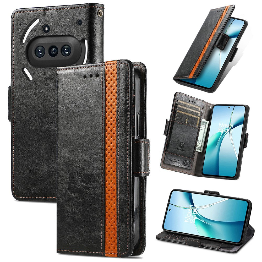 Nothing Phone (3a) Wallet-Handyhülle – Aus PU-Leder, mit Ständer & RFID-Schutz, inklusive Brieftasche