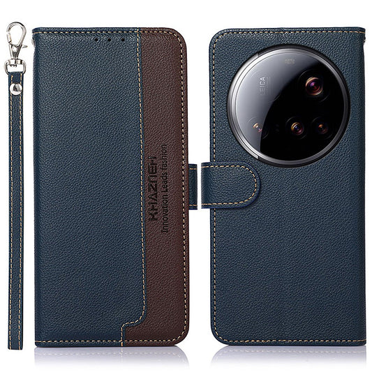 Xiaomi 15 Ultra Handyhülle – KHAZNEH RFID-blockierende Brieftasche Litschi-Textur PU-Leder