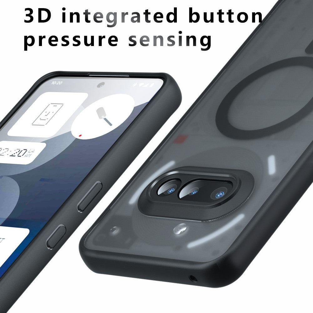 For Nothing Phone (3a) Magnetic Case TPU + PC Matte Skin Touch Phone Cover