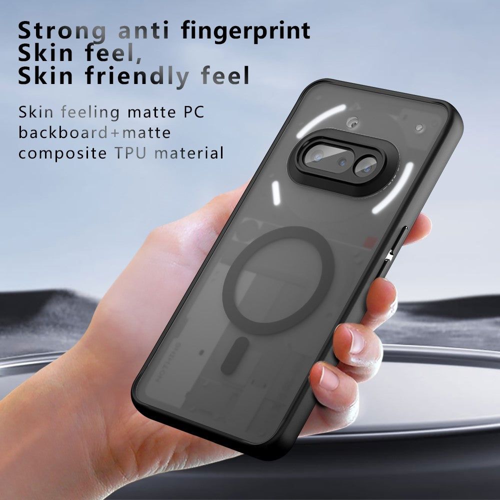 For Nothing Phone (3a) Magnetic Case TPU + PC Matte Skin Touch Phone Cover