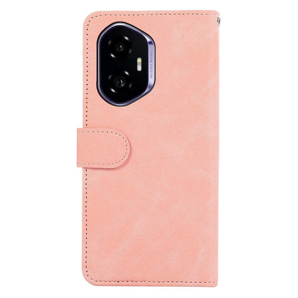 ABEEL For Honor 400 5G (Global) Case Color Splicing Leather Flip Phone Cover RFID Blocking