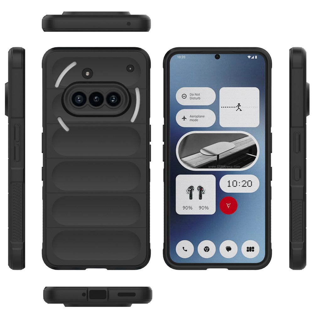 For Nothing Phone (3a) Case Anti-Drop Soft TPU Rugged Phone Back Cover