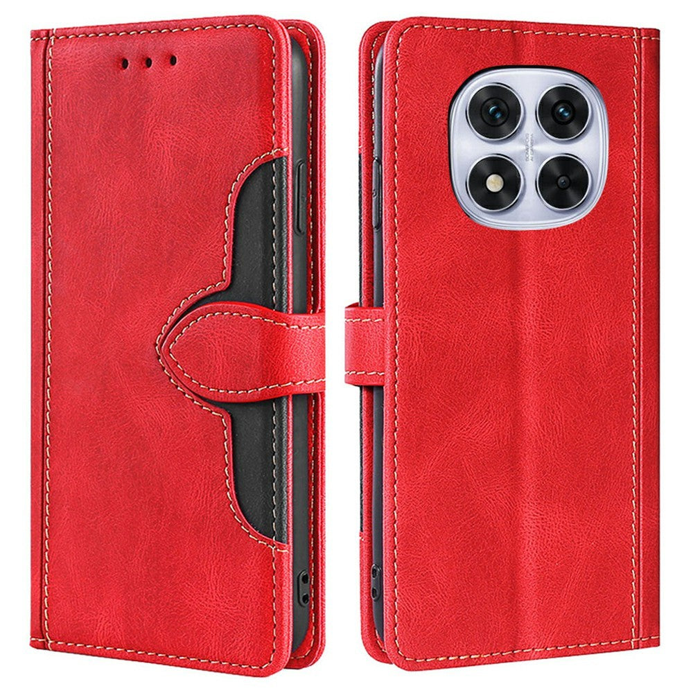 Leather Case For Xiaomi Redmi Note 14 Pro 5G  /  Note 14 Pro+ 5G  /  Poco X7 5G Wallet Phone Cover with Straw Hat Magnetic Clasp