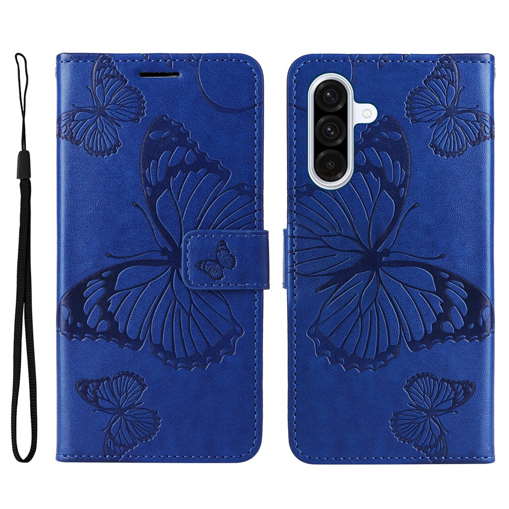 Galaxy A56 5G / M56 5G Wallet-Hülle – Schmetterling Aufgedruckt & Mit Ständer und Riemen