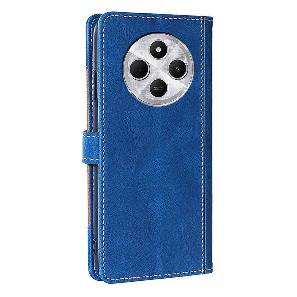 Leather Case for Xiaomi Redmi 14C 4G / 14R 5G / Poco C75 4G / Redmi A4 5G Wallet Phone Cover with Straw Hat Magnetic Clasp