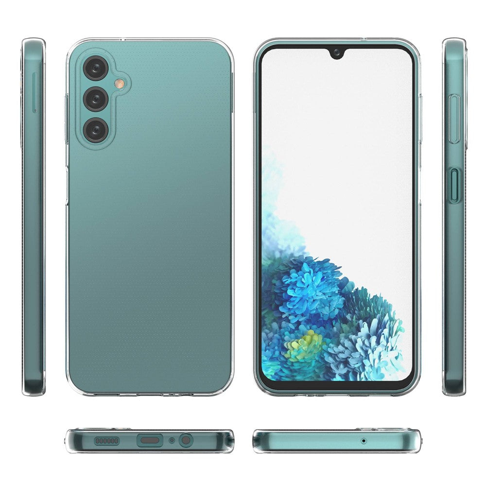 Galaxy A14 5G/4G Transparente Hülle – Kratzfest, weich & stoßfest