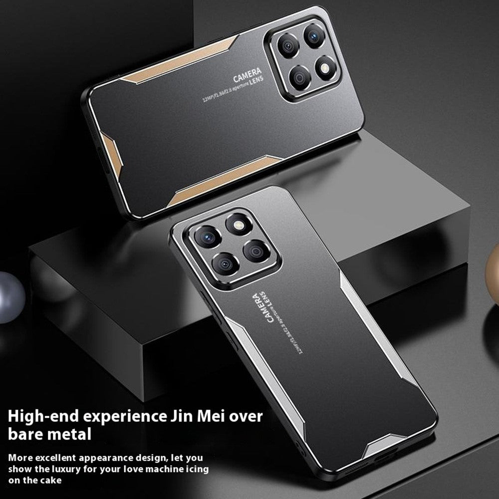 For Honor X8c 4G Phone Case Aluminium Alloy TPU PC Back Cover