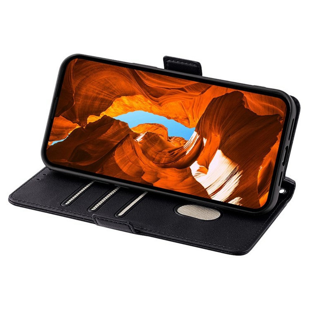 Phone Case For Xiaomi Redmi Note 14 Pro 5G / Note 14 Pro+ 5G / Poco X7 5G PU Leather Wallet Stand Cover with Crossbody Shoulder Strap
