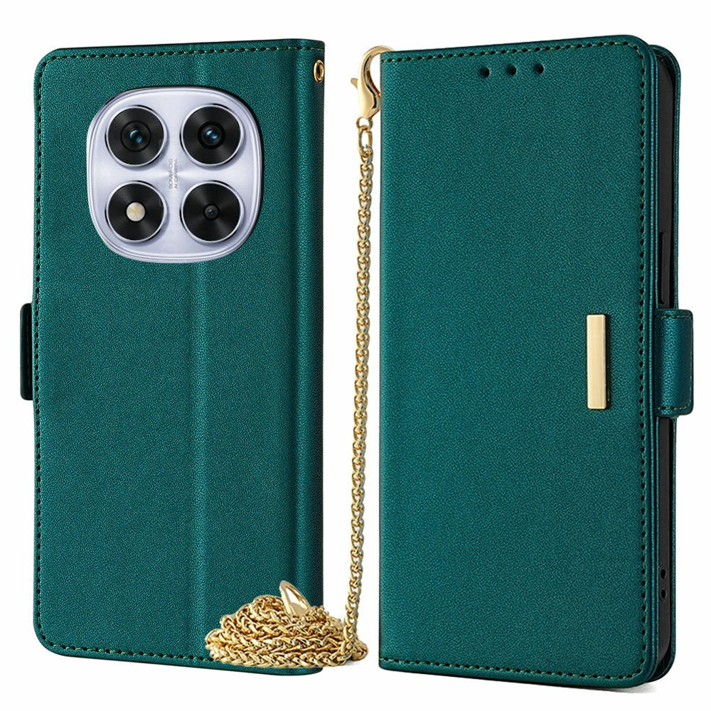 Phone Case For Xiaomi Redmi Note 14 Pro 5G / Note 14 Pro+ 5G / Poco X7 5G PU Leather Wallet Stand Cover with Crossbody Shoulder Strap