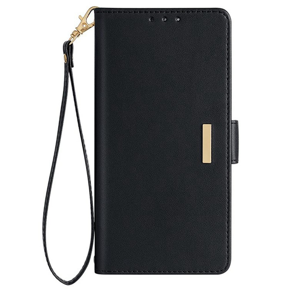 For Xiaomi 14T Case PU Leather Wallet Stand Phone Cover with Crossbody Shoulder Strap