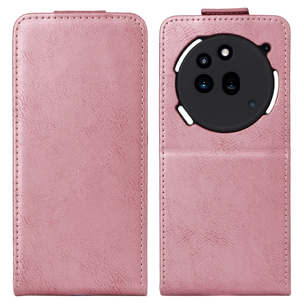 For Nothing Phone (3a) Pro Stand Case Magnetic Clasp Vertical Flip Leather Phone Cover with Card Holder
