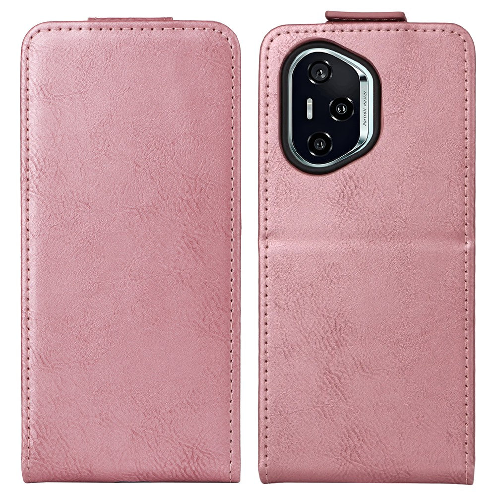 For Honor 400 5G (Global) Stand Case Magnetic Clasp Vertical Flip Leather Phone Cover with Card Holder