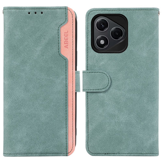 Honor 400 Lite 5G Handyhülle – ABEEL Gehäusefarbe Splicing Leder Flip RFID-Blockierung