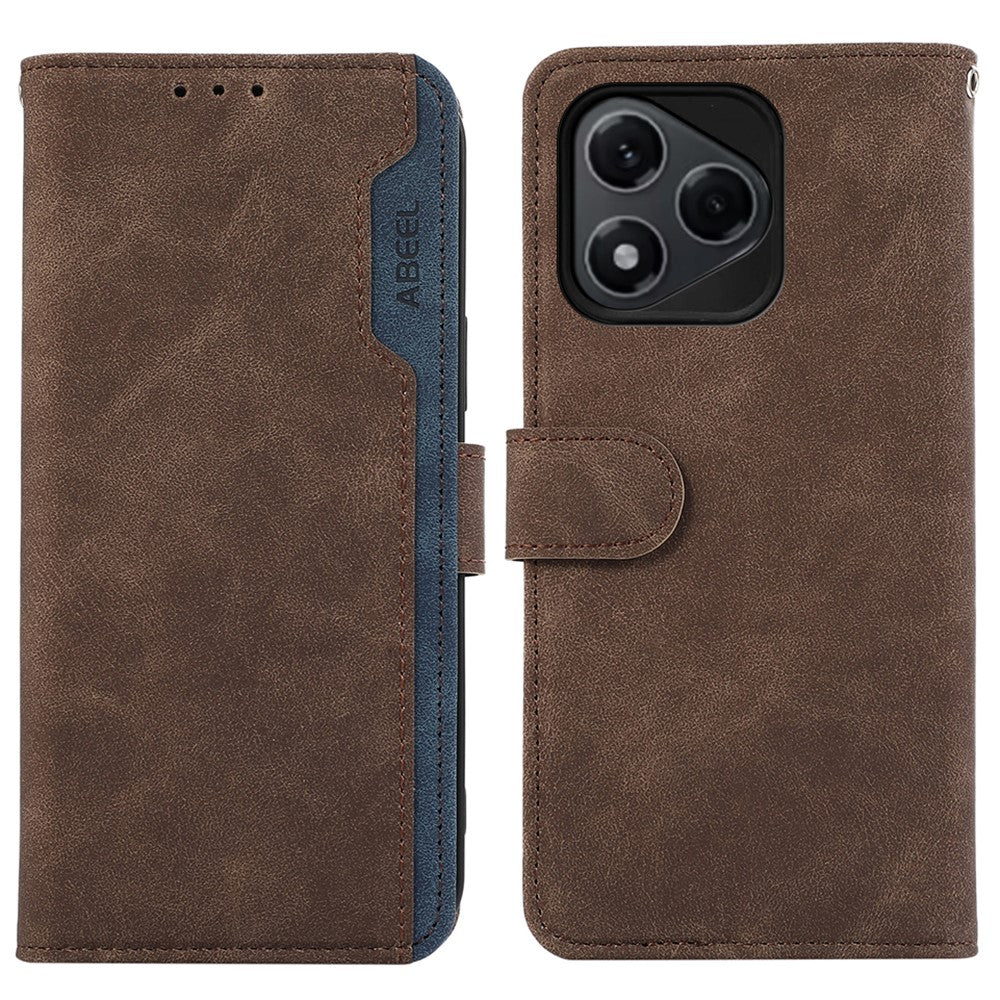 ABEEL For Honor 400 Lite 5G Case Color Splicing Leather Flip Phone Cover RFID Blocking