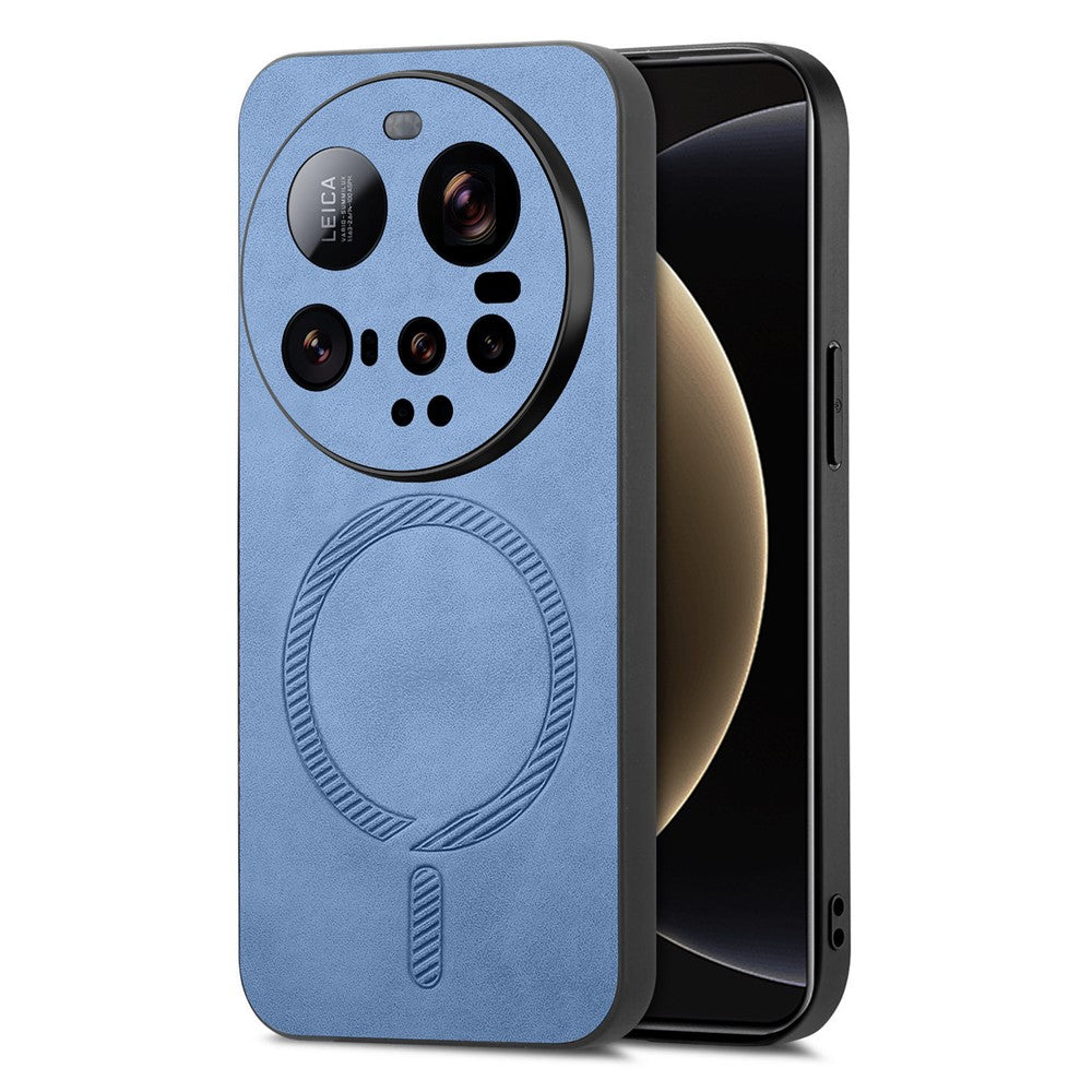 For Xiaomi 15 Ultra Leather Back Case Magnetic Case Skin-touch Phone Cover