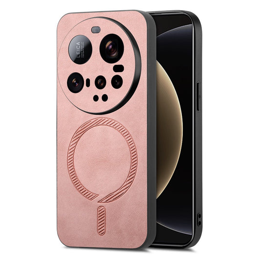 Xiaomi 15 Ultra Handyhülle – Lederrückseite, magnetische , hautfreundlich