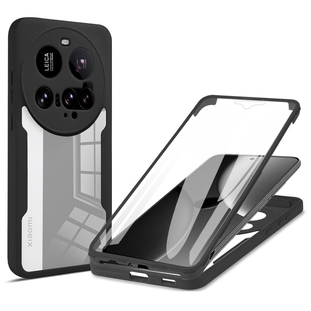 For Xiaomi 15 Ultra Case Acrylic + TPU Clear Phone Cover with PET Screen Film