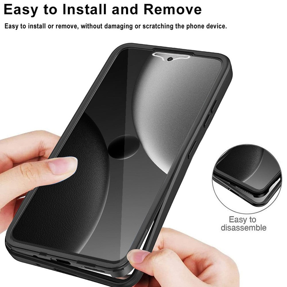 For Xiaomi 15 Ultra Case Acrylic + TPU Clear Phone Cover with PET Screen Film