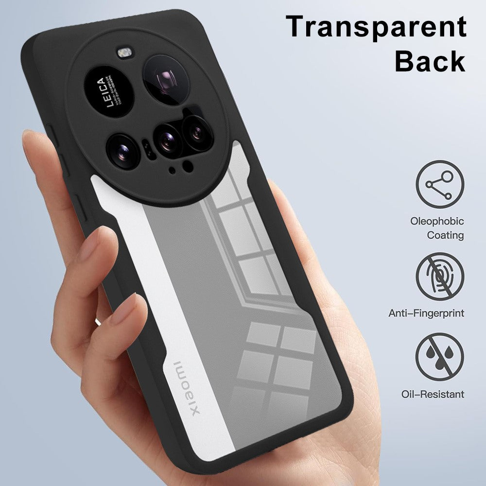For Xiaomi 15 Ultra Case Acrylic + TPU Clear Phone Cover with PET Screen Film