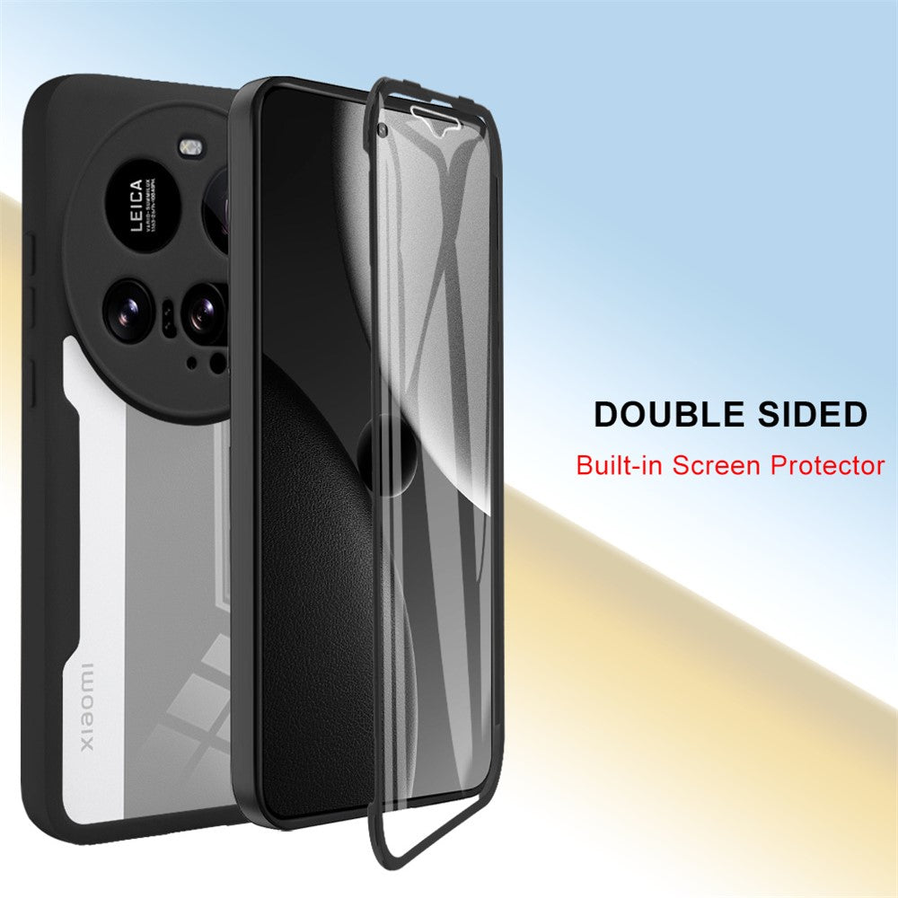 For Xiaomi 15 Ultra Case Acrylic + TPU Clear Phone Cover with PET Screen Film