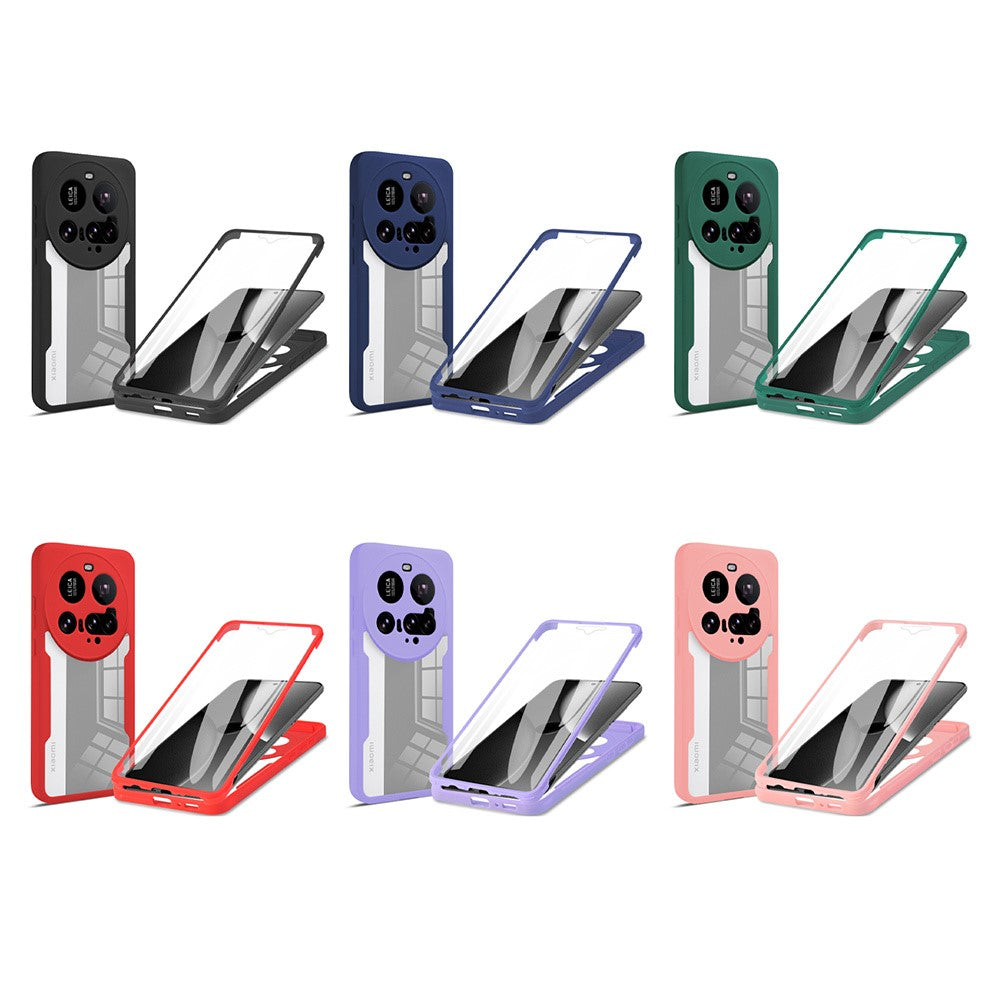 For Xiaomi 15 Ultra Case Acrylic + TPU Clear Phone Cover with PET Screen Film