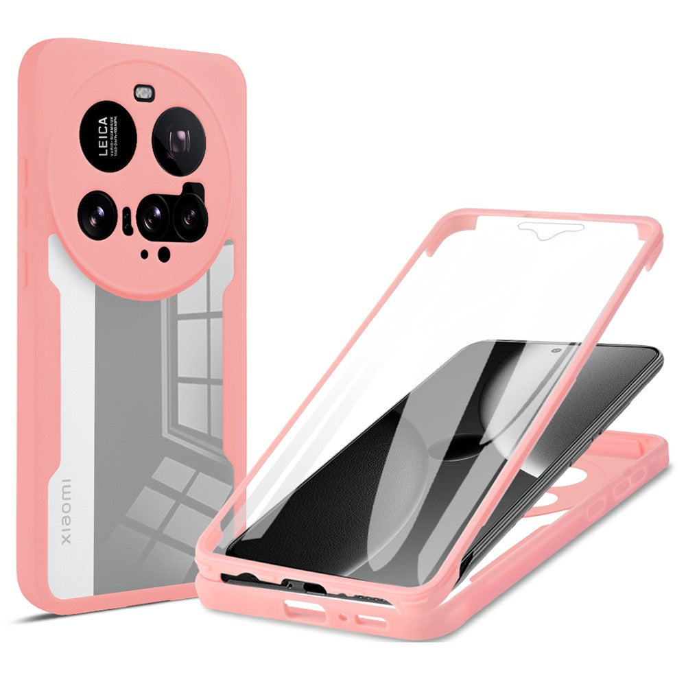 For Xiaomi 15 Ultra Case Acrylic + TPU Clear Phone Cover with PET Screen Film