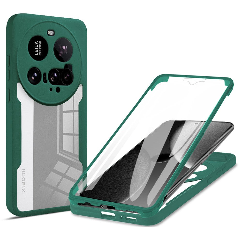 For Xiaomi 15 Ultra Case Acrylic + TPU Clear Phone Cover with PET Screen Film