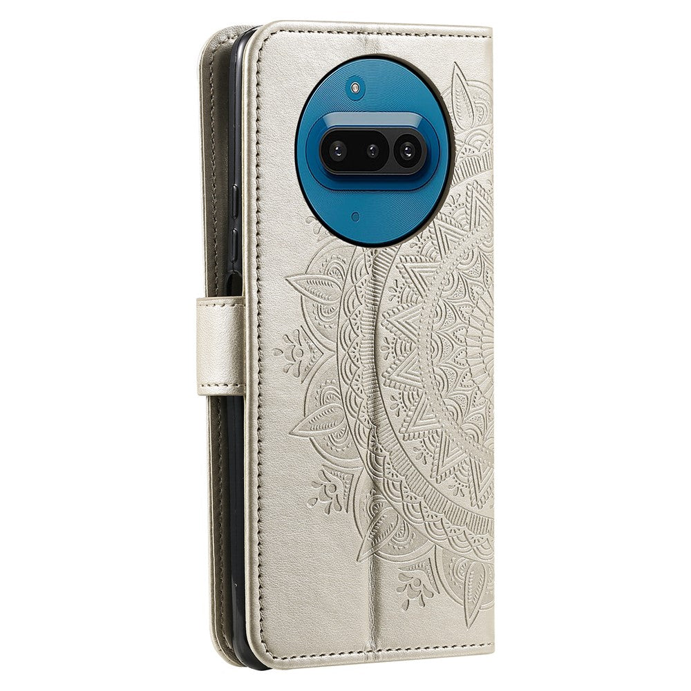Nothing Phone (3a) Wallet-Handyhülle – Mit Totem-Aufdruck, aus PU-Leder