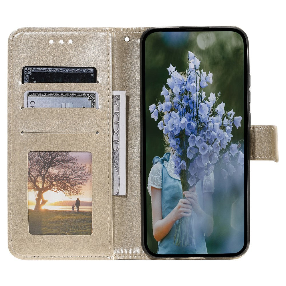 Nothing Phone (3a) Pro Wallet-Handyhülle – Mit Totem-Aufdruck, aus PU-Leder
