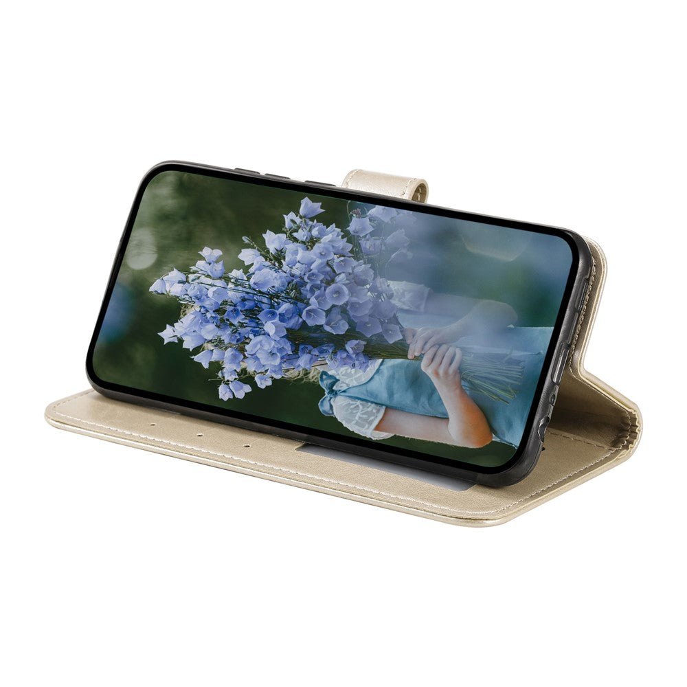 Nothing Phone (3a) Pro Wallet-Handyhülle – Mit Totem-Aufdruck, aus PU-Leder