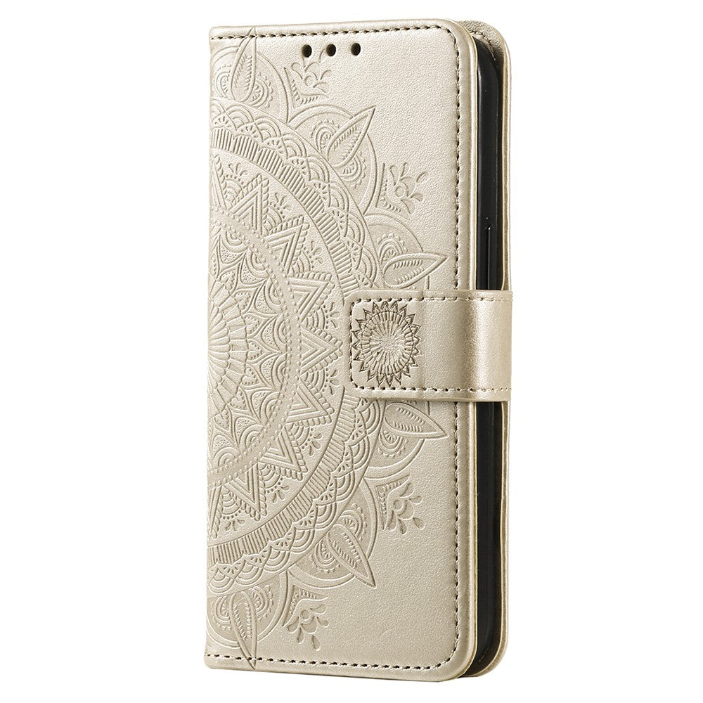 Nothing Phone (3a) Pro Wallet-Handyhülle – Mit Totem-Aufdruck, aus PU-Leder