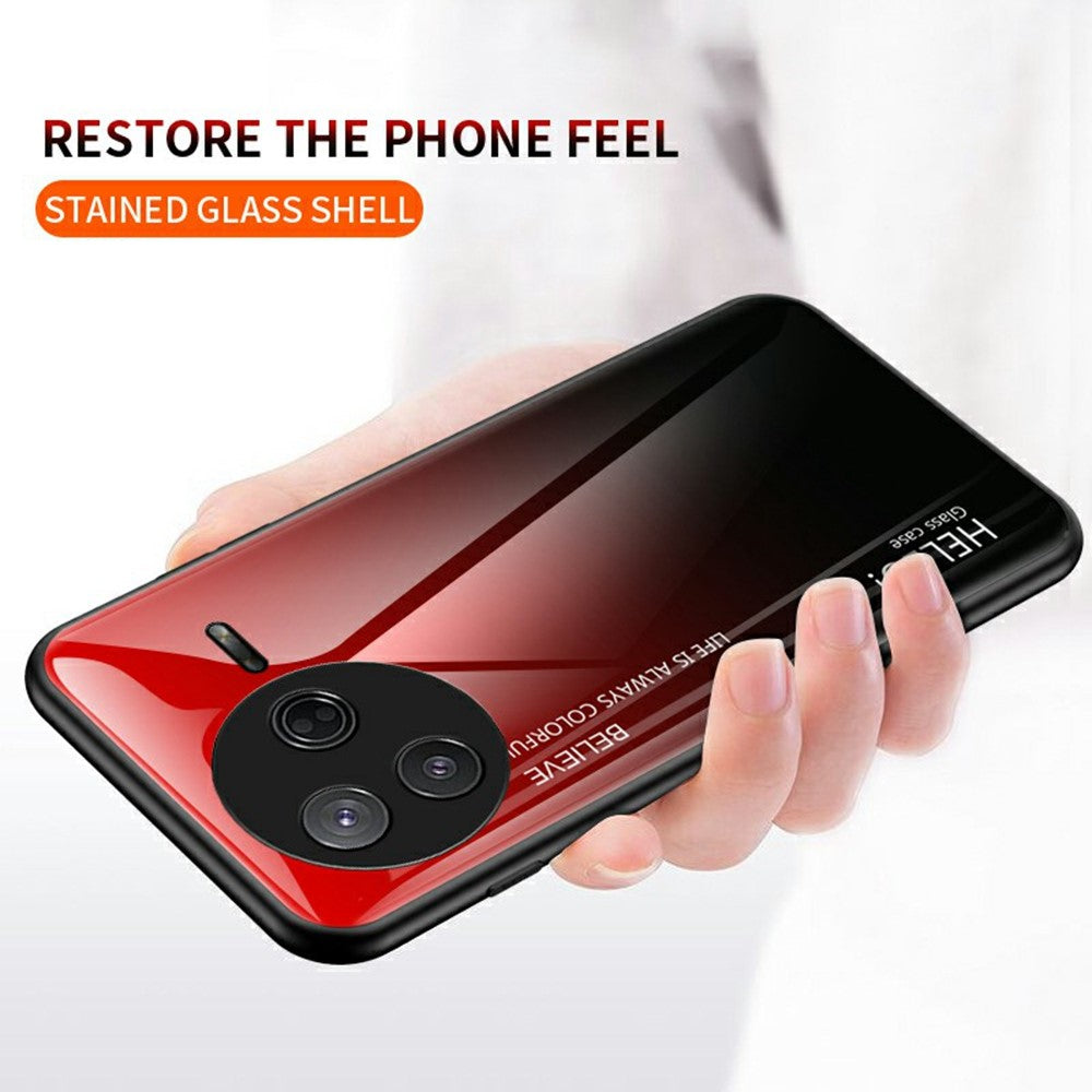 For Xiaomi Poco F7 Pro 5G / Redmi K80 5G Case Anti-Scratch Tempered Glass + PC+TPU Phone Cover