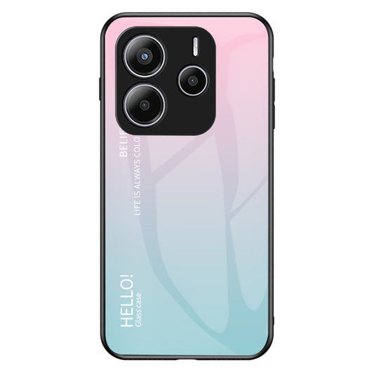Xiaomi Redmi Note 14 5G Handyhülle – Gehäuse aus kratzfestem gehärtetem Glas + PC + TPU