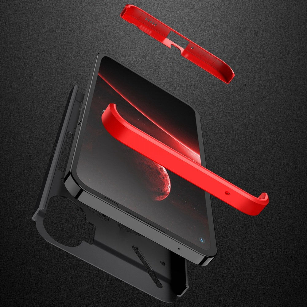 Nothing phone (1) 5G Handyhülle – Schlank, aus Hart-PC, 3-teilig, matte Oberfläche, stoßfeste Rückseite