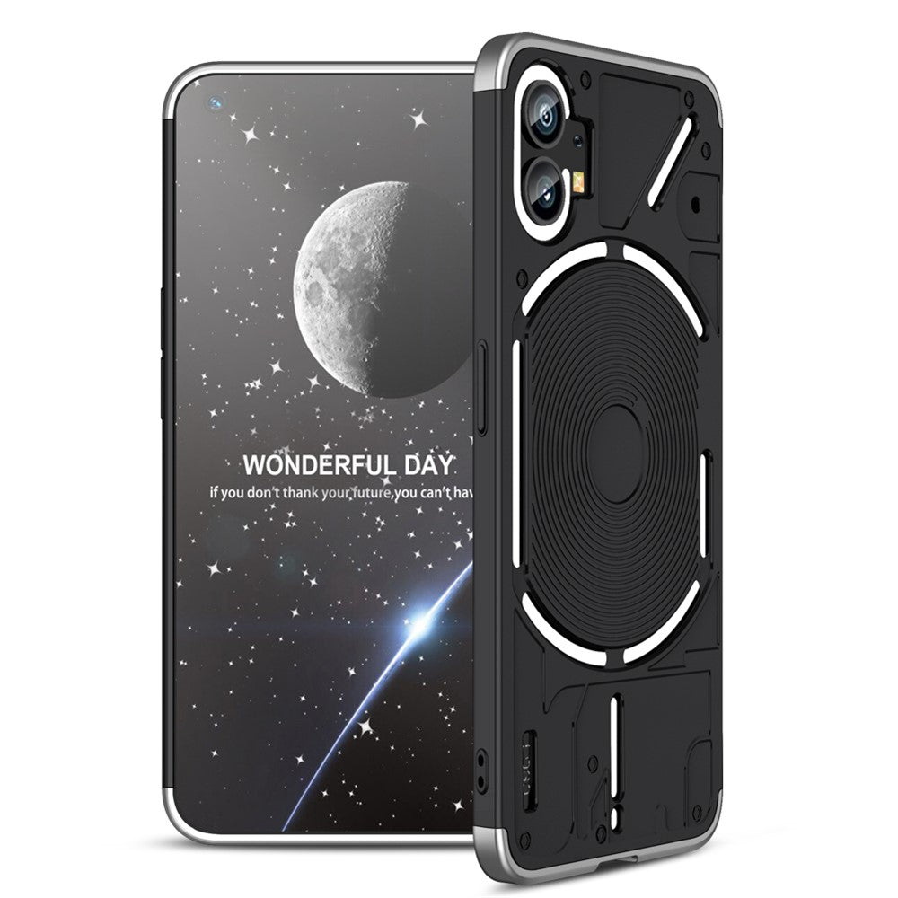 Nothing phone (1) 5G Handyhülle – Schlank, aus Hart-PC, 3-teilig, matte Oberfläche, stoßfeste Rückseite