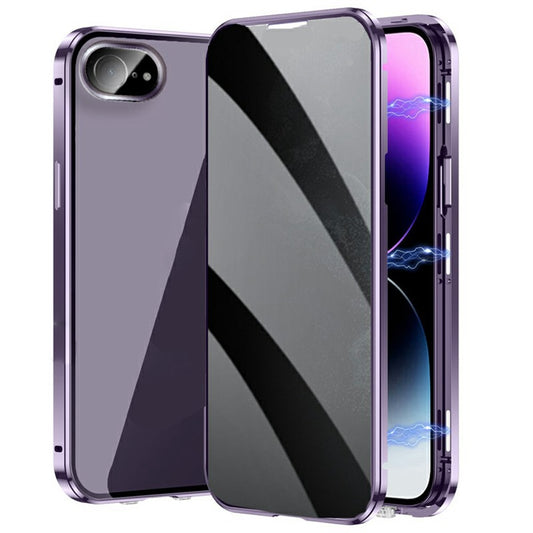 iPhone 16e Anti-Spy Magnet-Hülle mit Metallrahmen