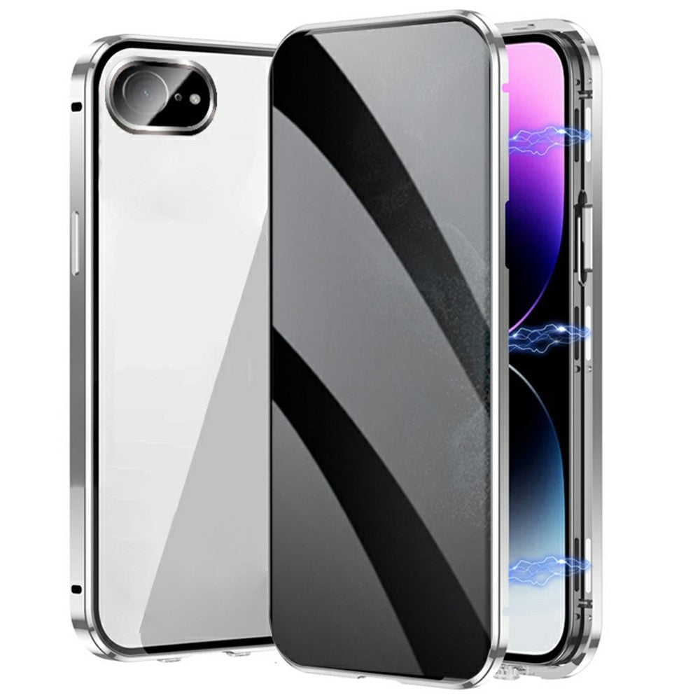 iPhone 16e Anti-Spy Magnet-Hülle mit Metallrahmen
