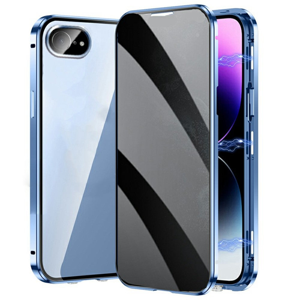 iPhone 16e Anti-Spy Magnet-Hülle mit Metallrahmen