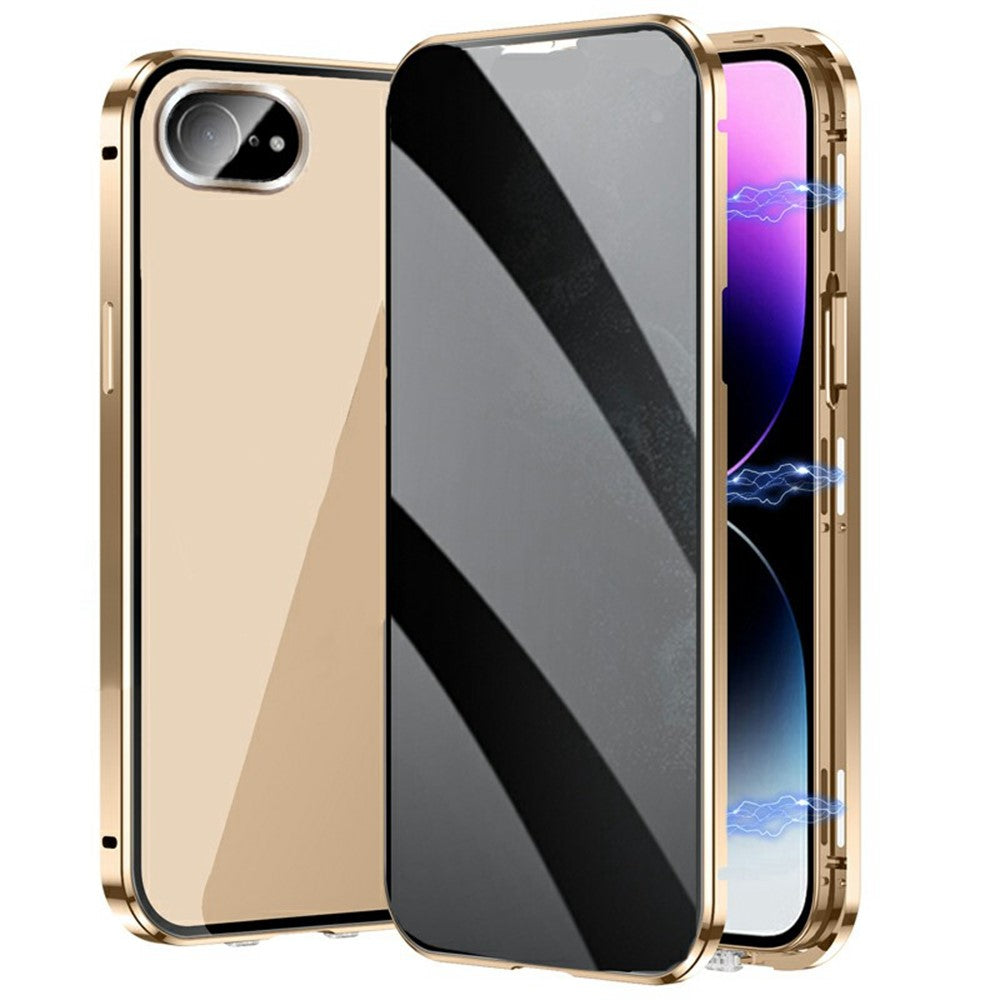 iPhone 16e Anti-Spy Magnet-Hülle mit Metallrahmen