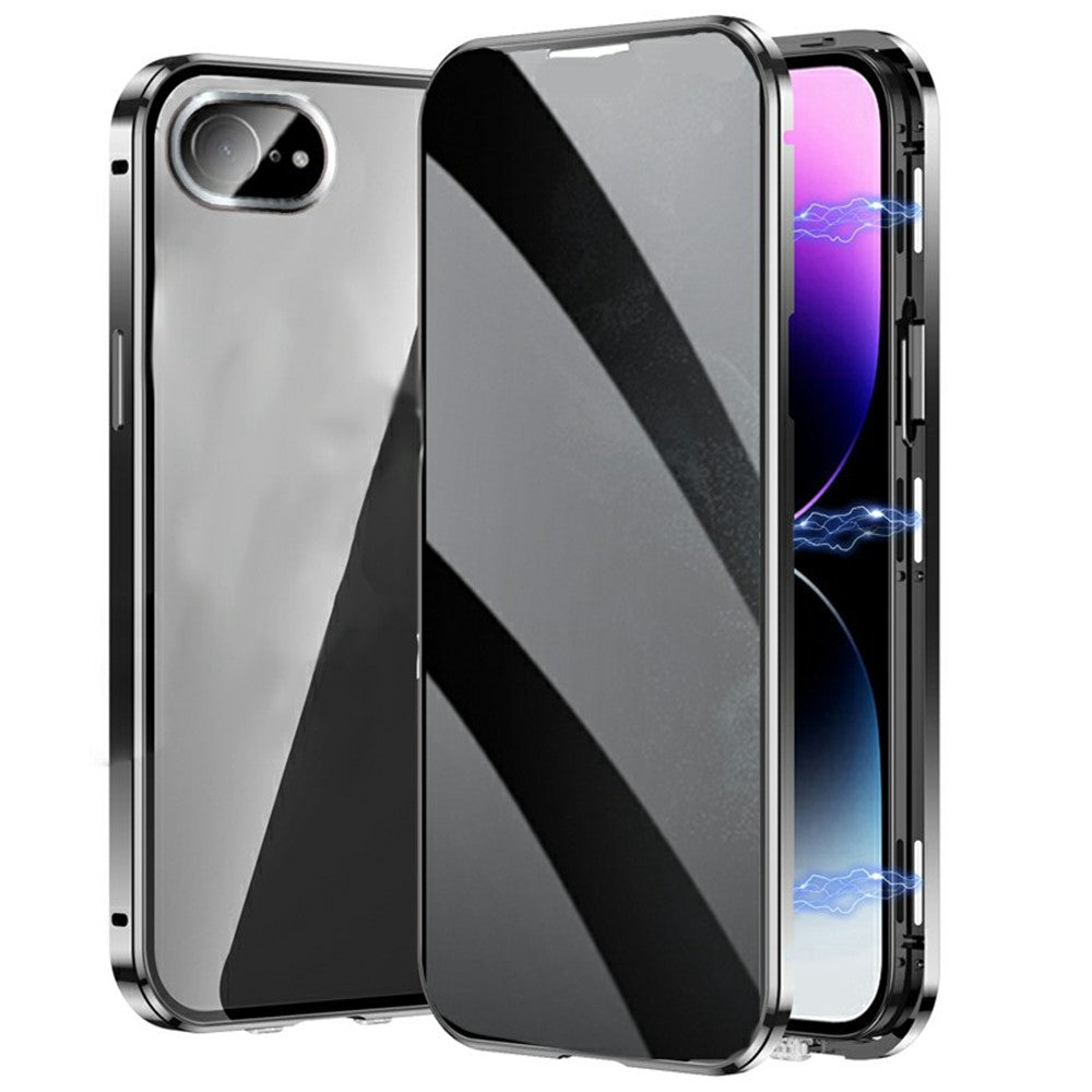 iPhone 16e Anti-Spy Magnet-Hülle mit Metallrahmen