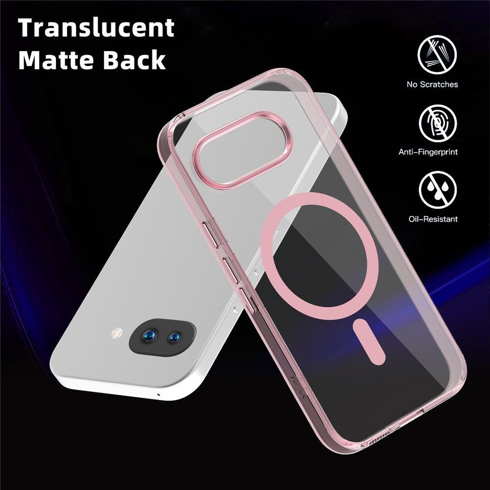Pixel 9a Magnet-Hülle – Transparent & Kratzfest