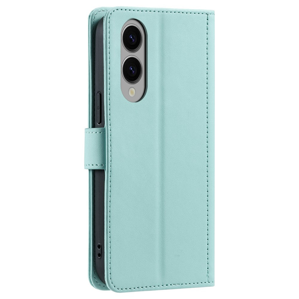 Galaxy S25 Edge Wallet-Hülle – Rautenmuster mit Geldbörsenfunktion & Riemen
